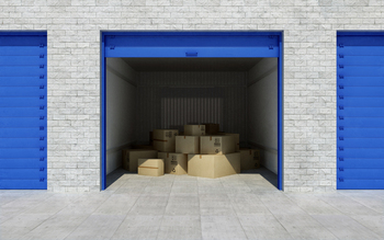 Filled Storage Unit